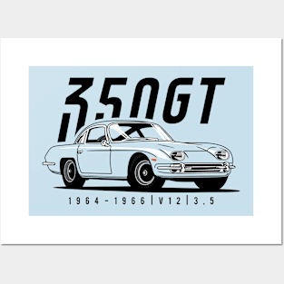 Lamborghini 350 GT Posters and Art